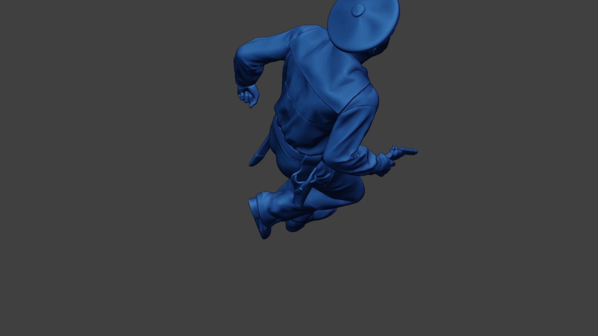 American Sailor Civil War Union Run ACWUS1 3D print model_23