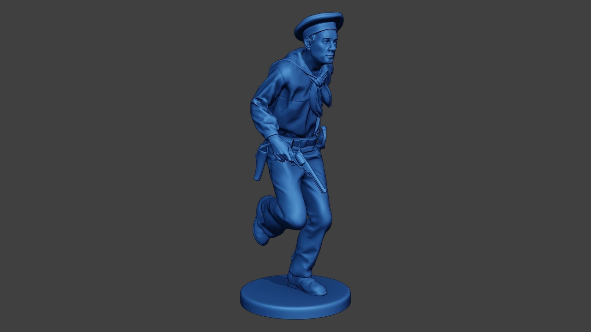 American Sailor Civil War Union Run ACWUS1 3D print model_10