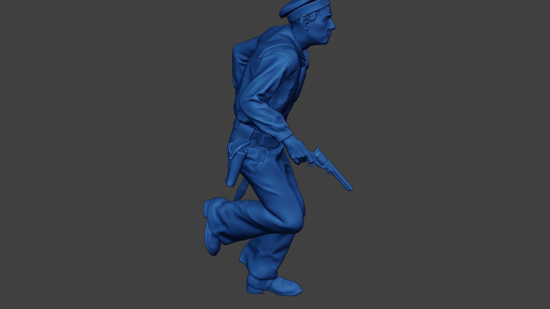 American Sailor Civil War Union Run ACWUS1 3D print model_30