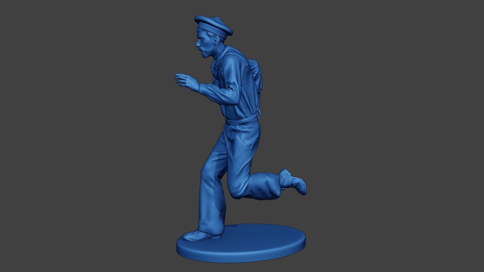 American Sailor Civil War Union Run2 ACWUS1 3D print model_2