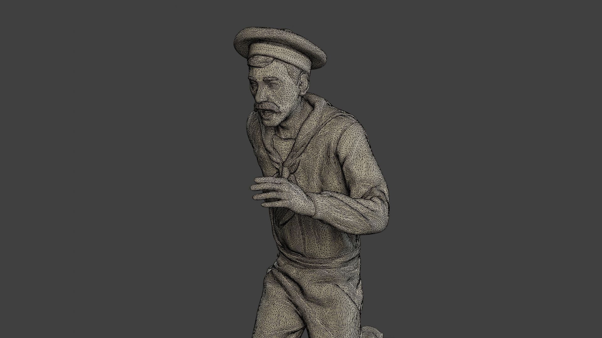 American Sailor Civil War Union Run2 ACWUS1 3D print model_11