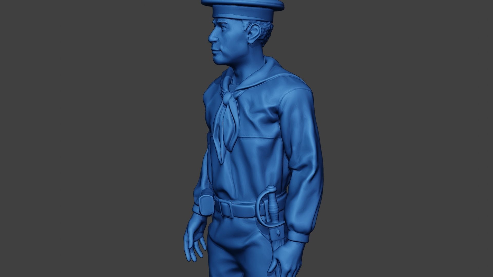 American Sailor Civil War Union Stand ACWUS1 3D print model_18