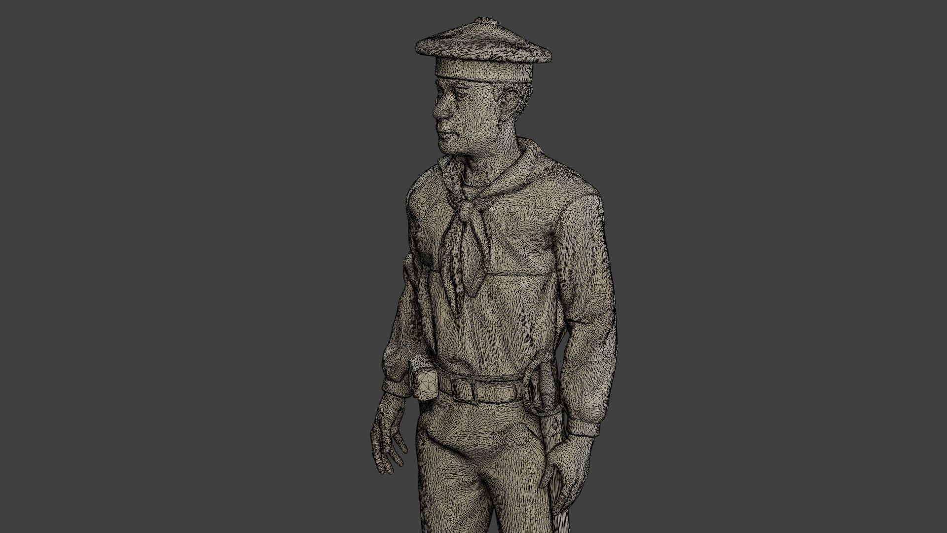 American Sailor Civil War Union Stand ACWUS1 3D print model_12