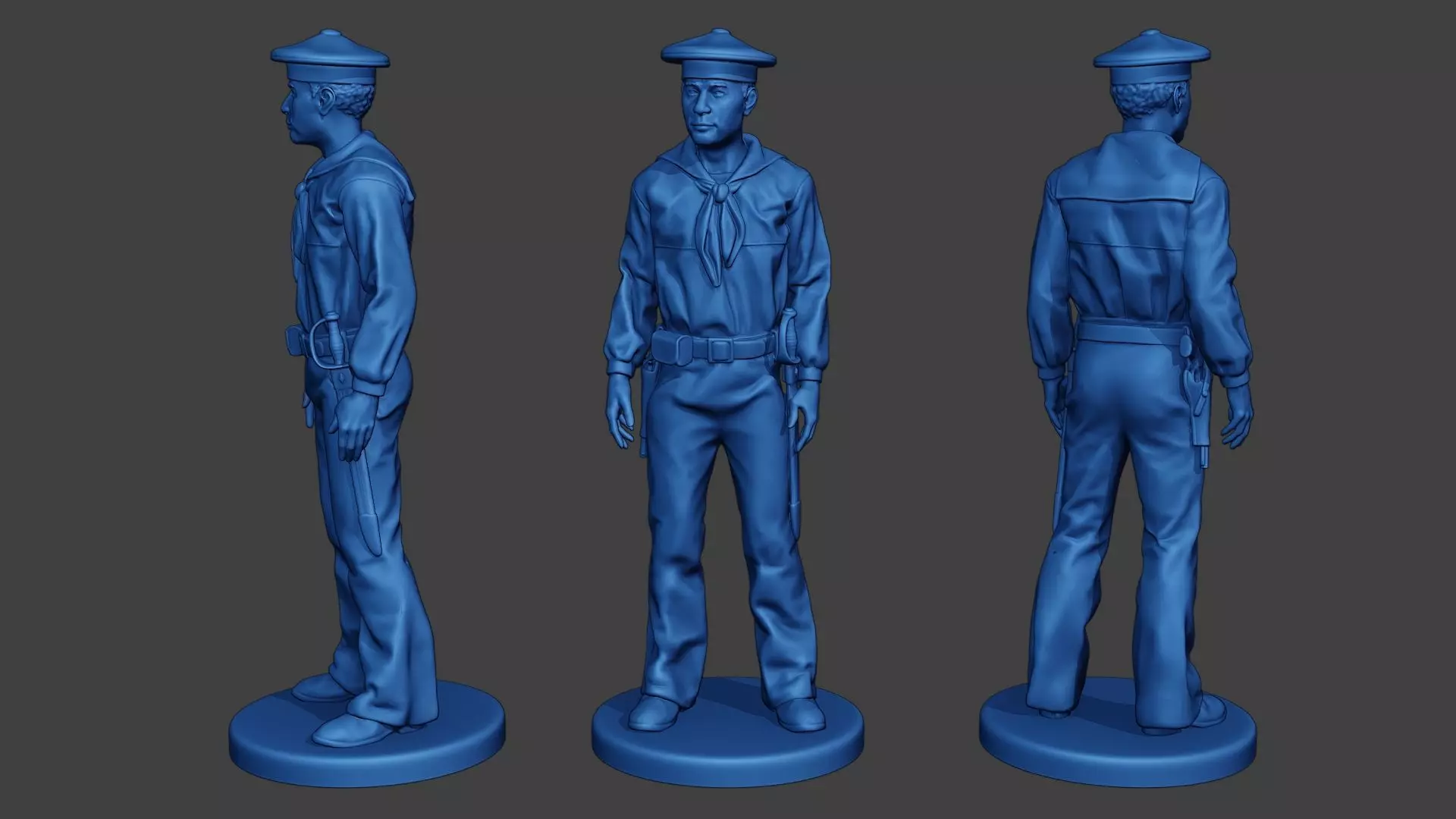 American Sailor Civil War Union Stand ACWUS1 3D print model_0