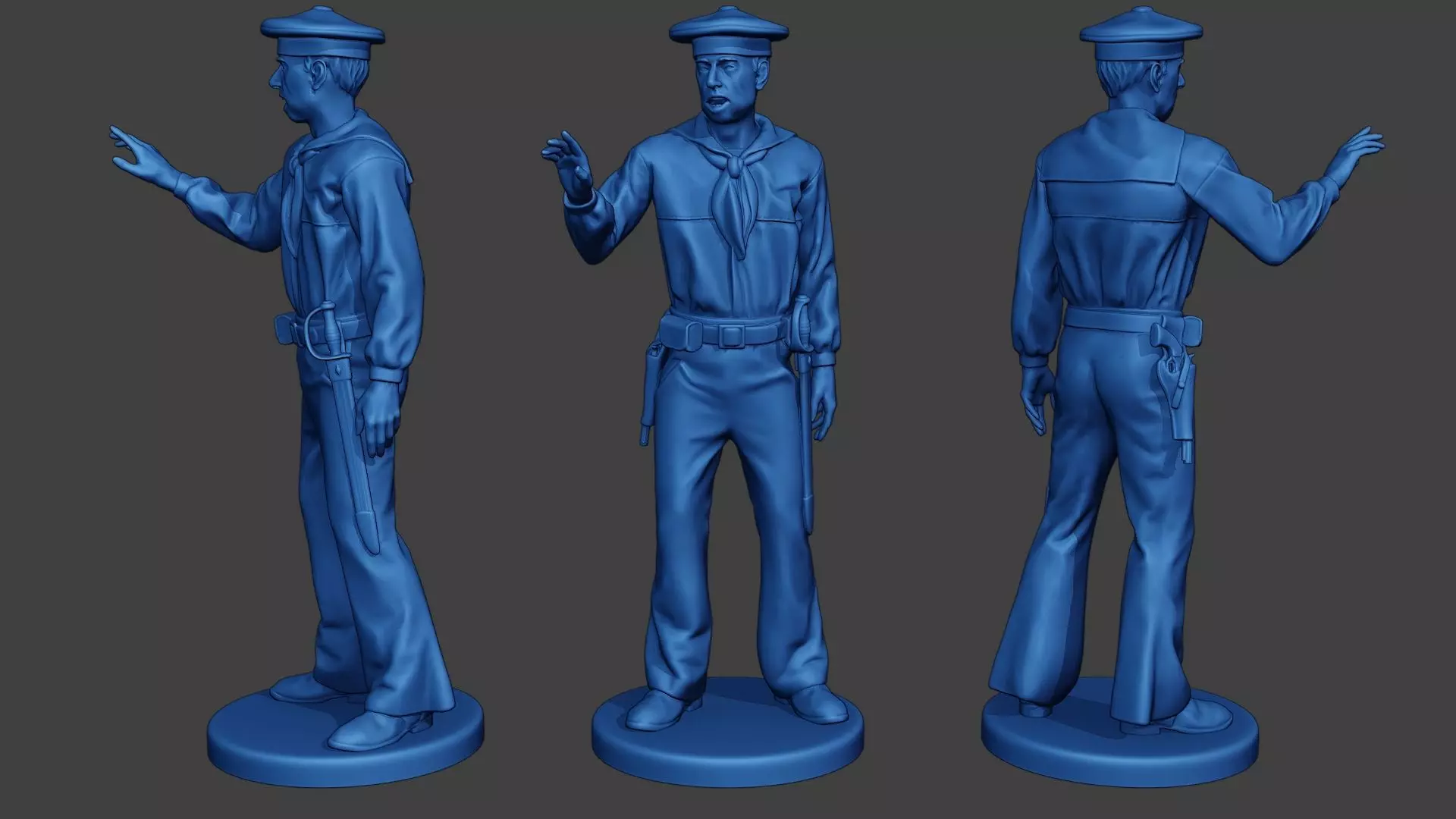 American Sailor Civil War Union Talk ACWUS1 3D print model_0