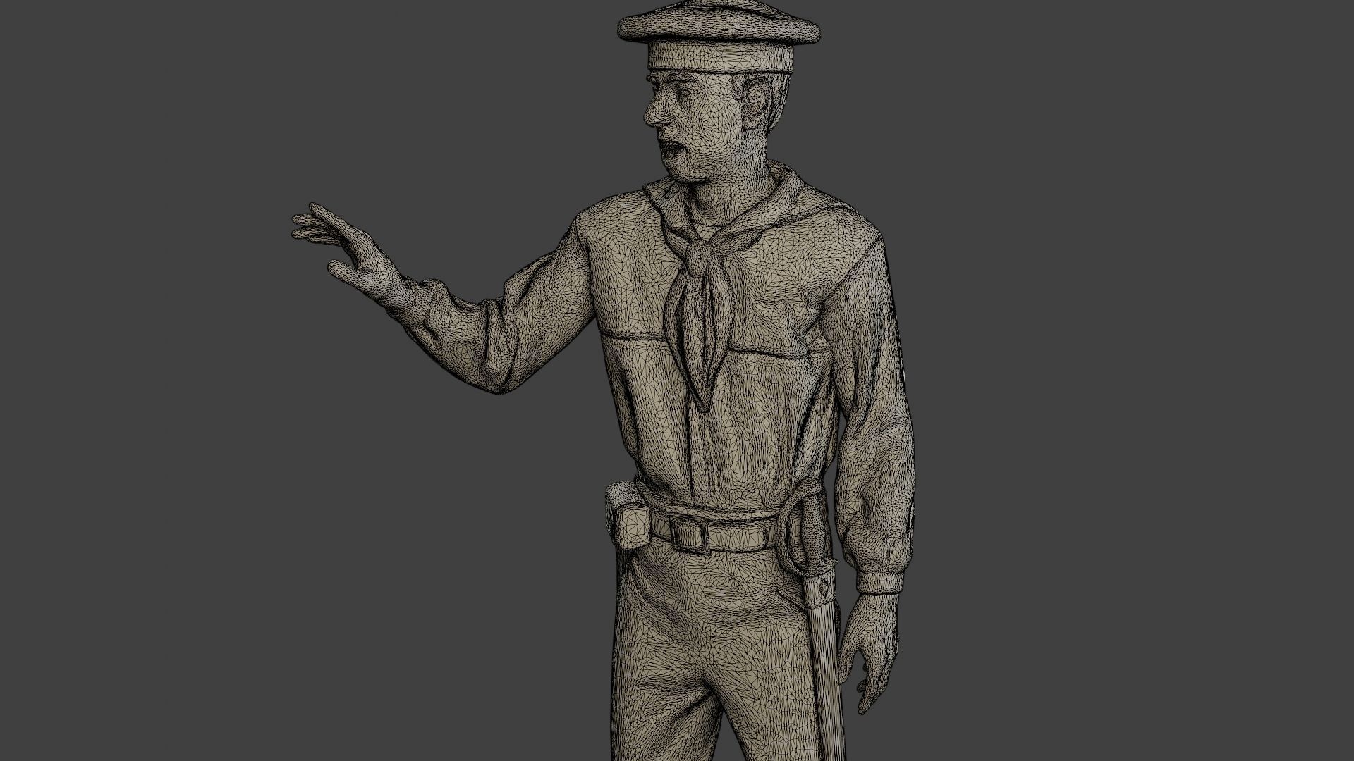 American Sailor Civil War Union Talk ACWUS1 3D print model_12