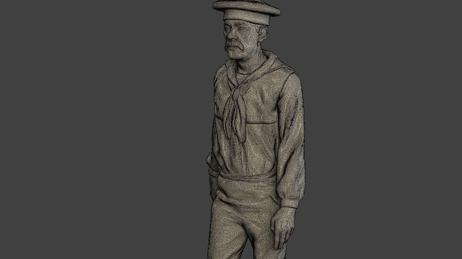 American Sailor Civil War Union Walk ACWUS1 3D print model_12