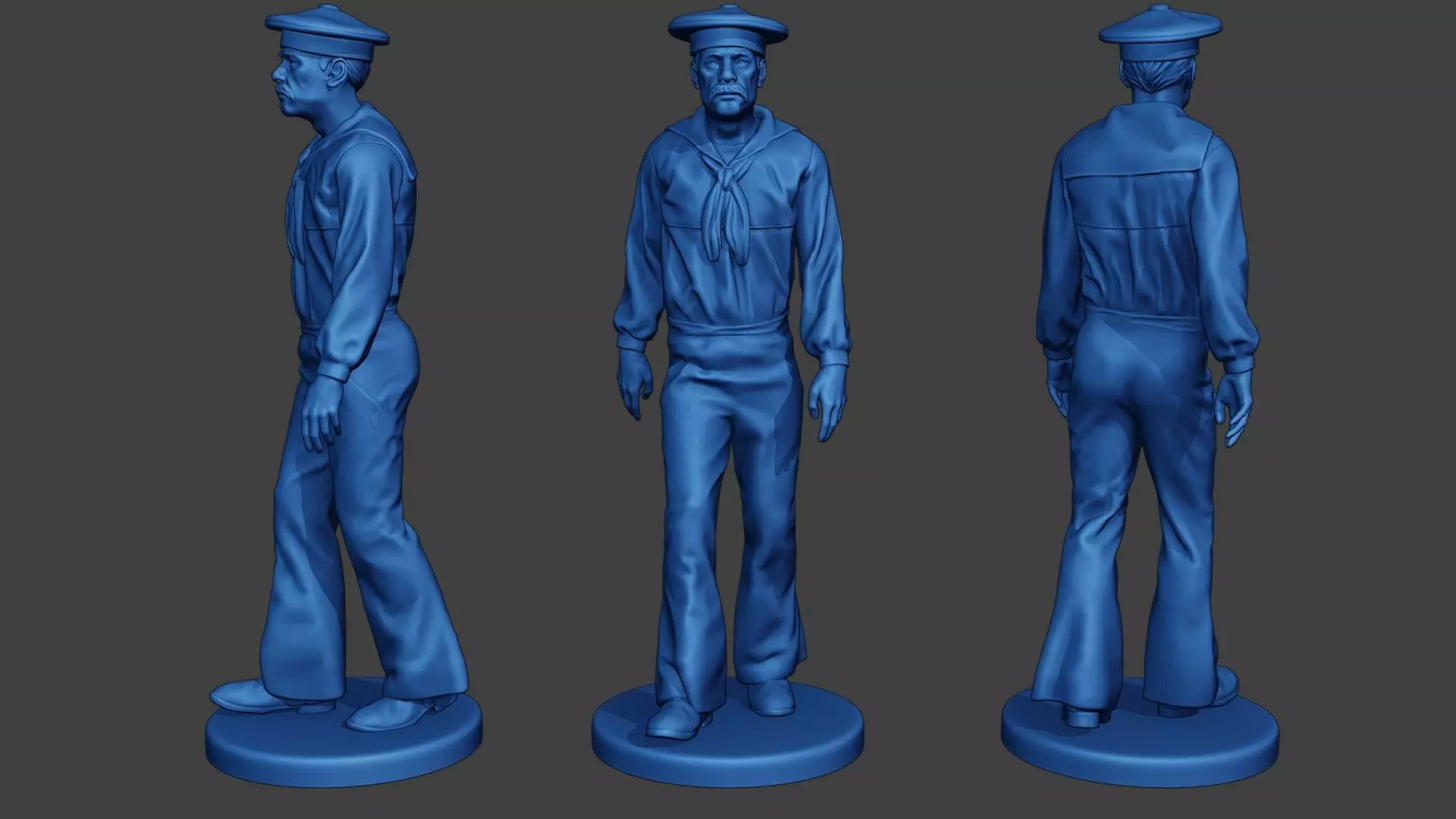 American Sailor Civil War Union Walk ACWUS1 3D print model_0