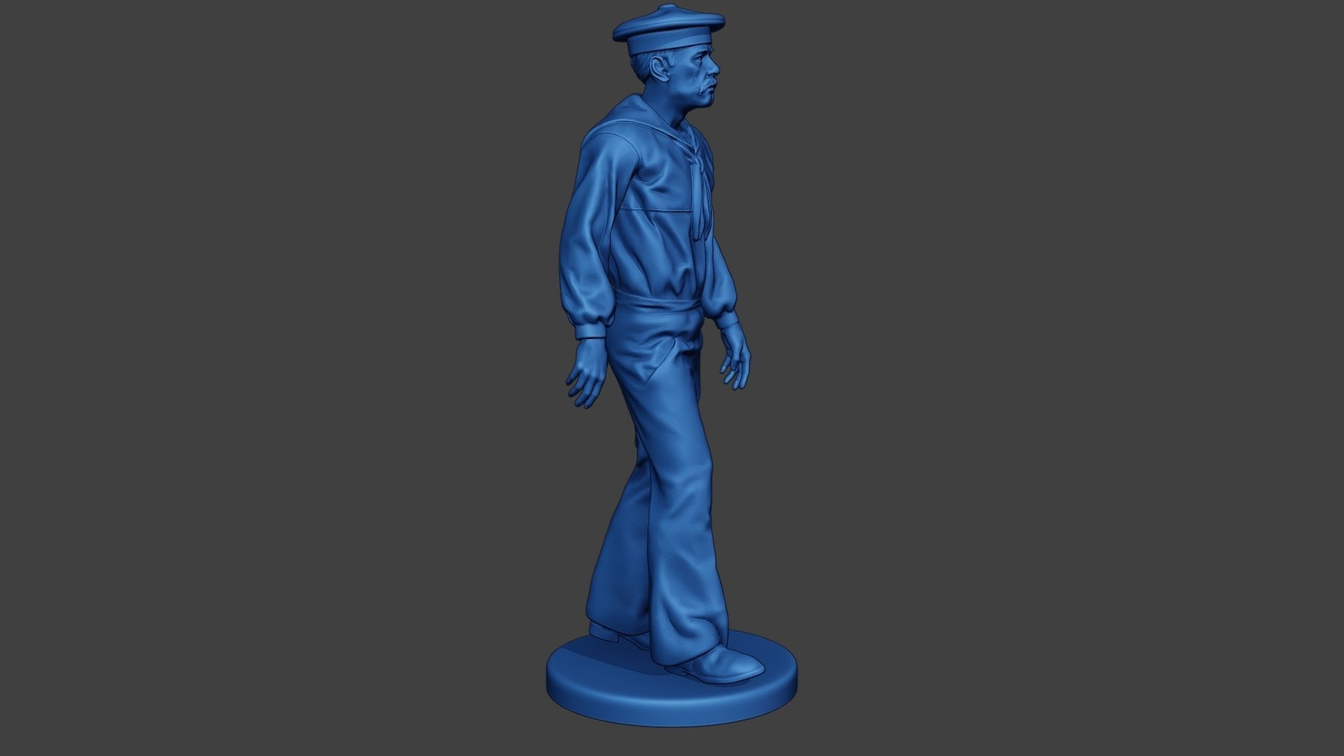 American Sailor Civil War Union Walk ACWUS1 3D print model_9