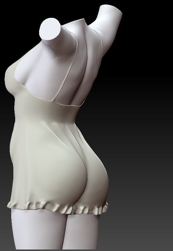 SEXY BODY PART TORSO 3D print model_2