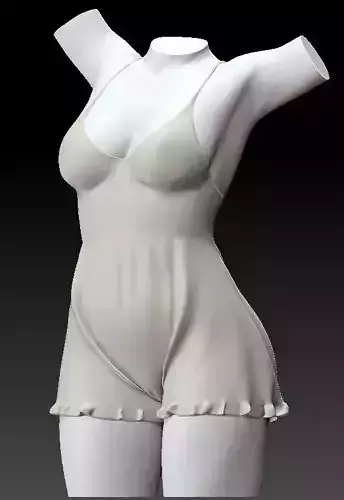 SEXY BODY PART TORSO 3D print model