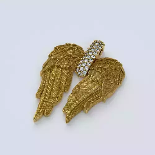 Angel wings pendant 