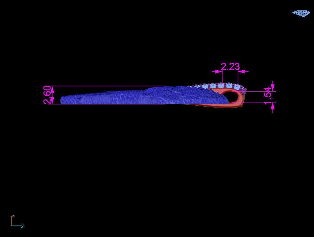 Angel wings pendant 3D print model_7