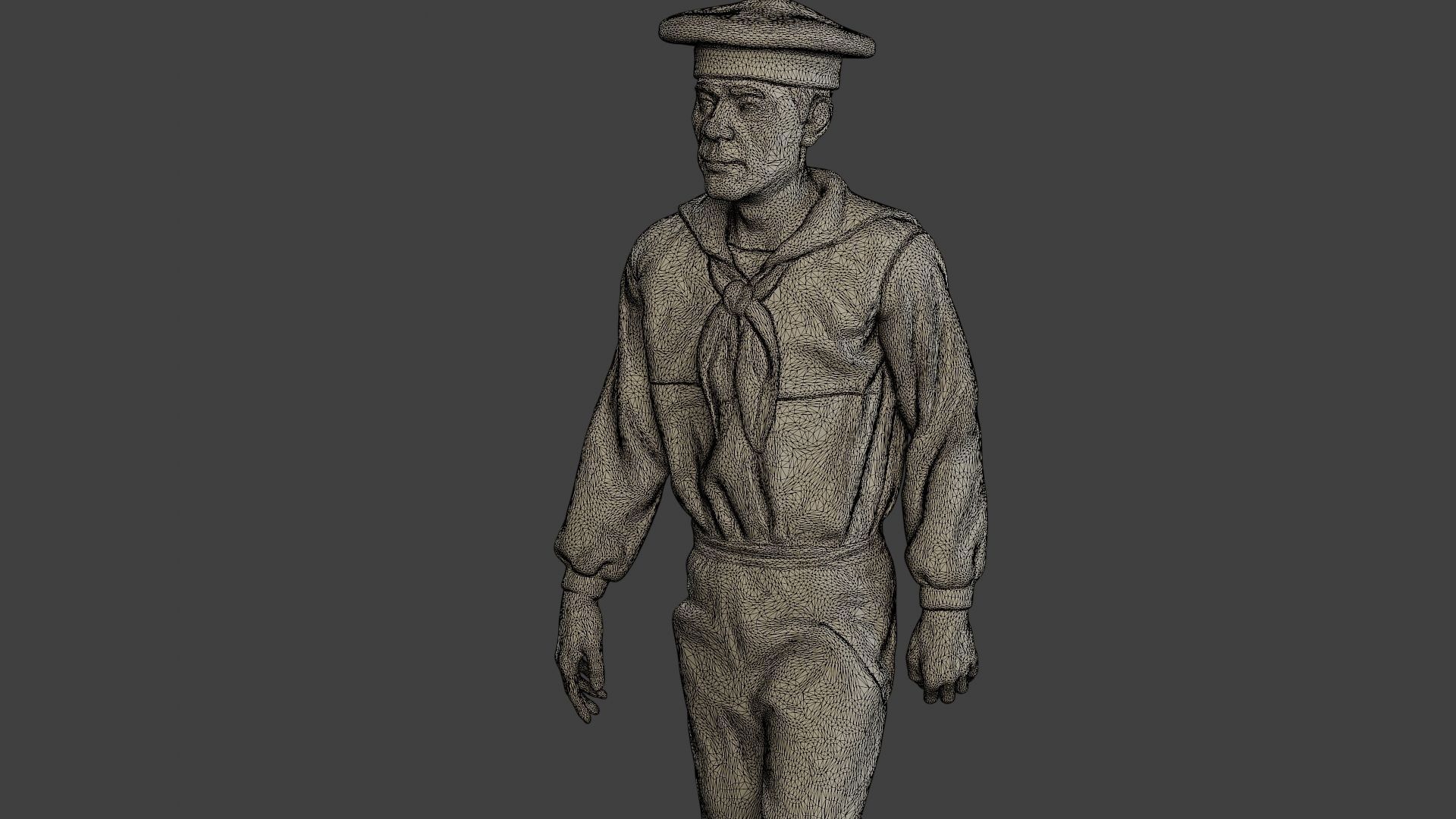 American Sailor Civil War Union Walk2 ACWUS1 3D print model_12