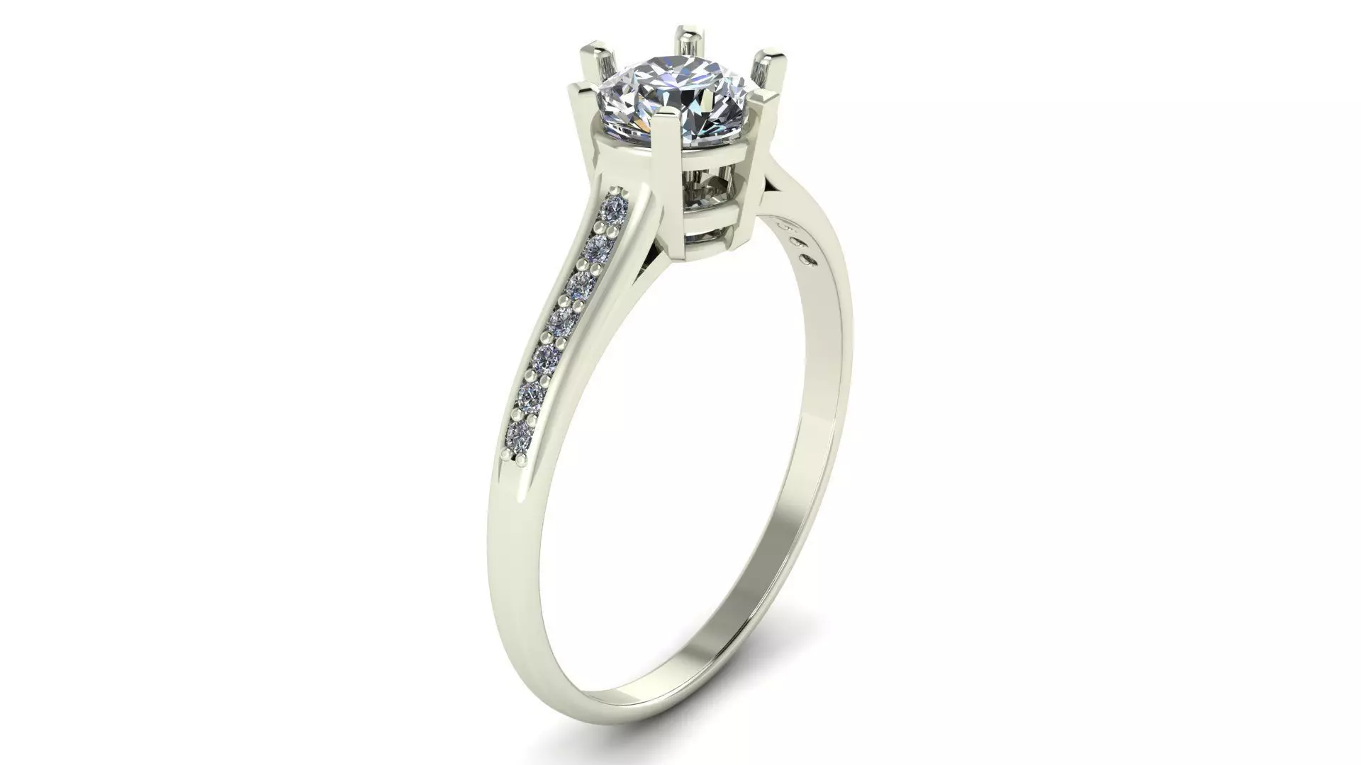 Solitarie Ring - 01 - Ready to Print 3D print model_0