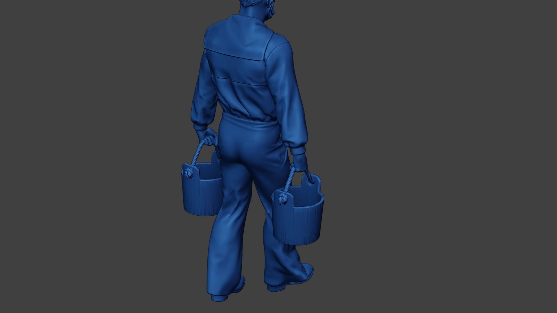 American Sailor Civil War Union WalkBucket ACWUS1 3D print model_24