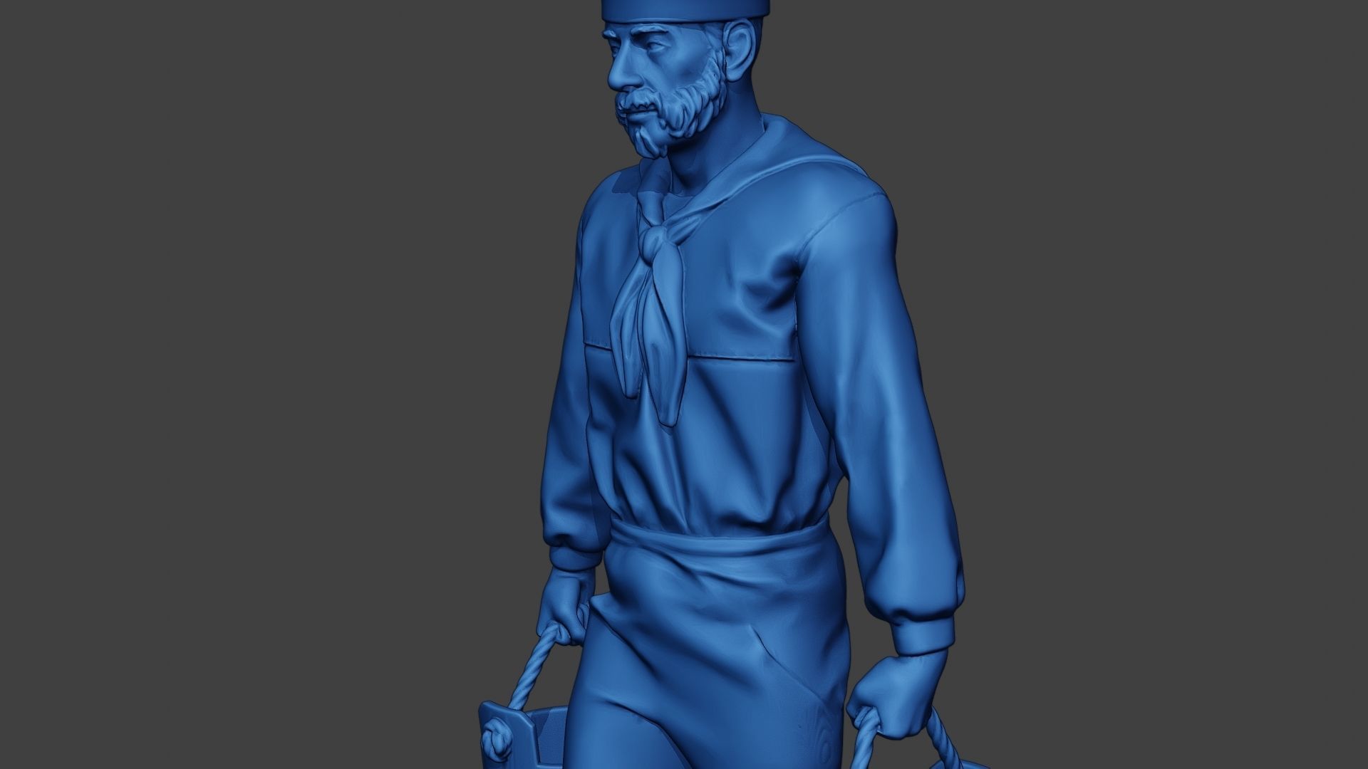 American Sailor Civil War Union WalkBucket ACWUS1 3D print model_18