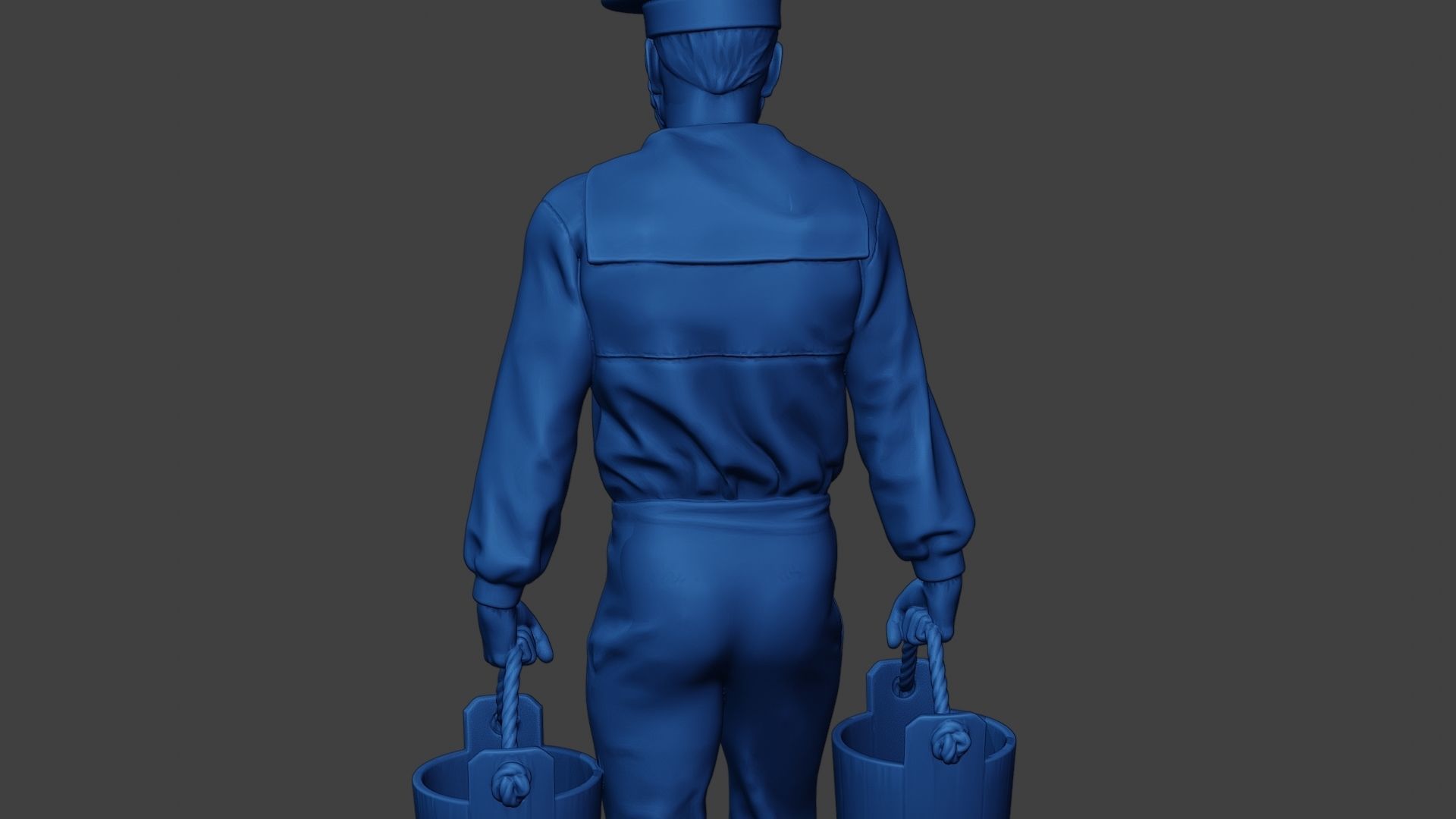 American Sailor Civil War Union WalkBucket ACWUS1 3D print model_21