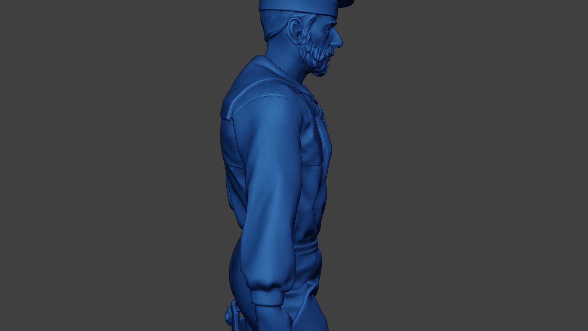 American Sailor Civil War Union WalkBucket ACWUS1 3D print model_20