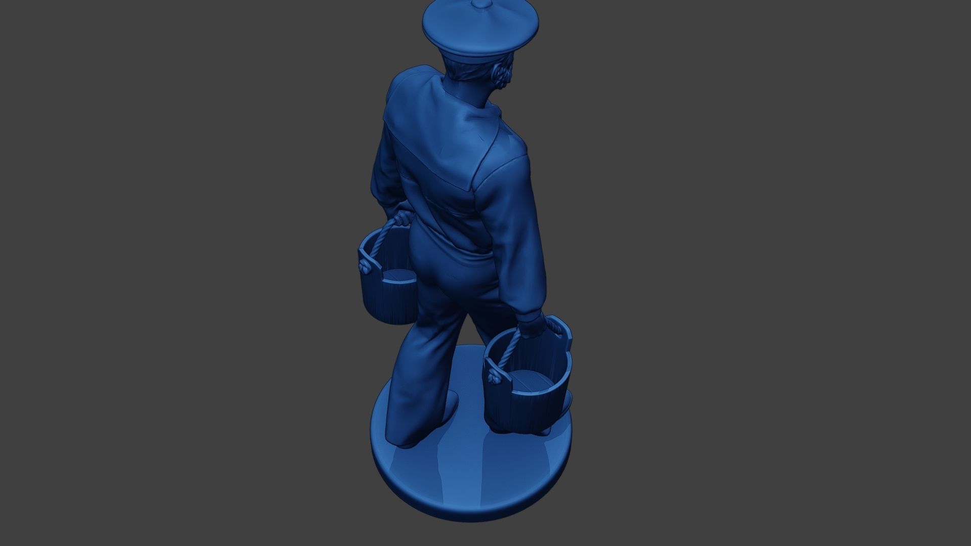 American Sailor Civil War Union WalkBucket ACWUS1 3D print model_22
