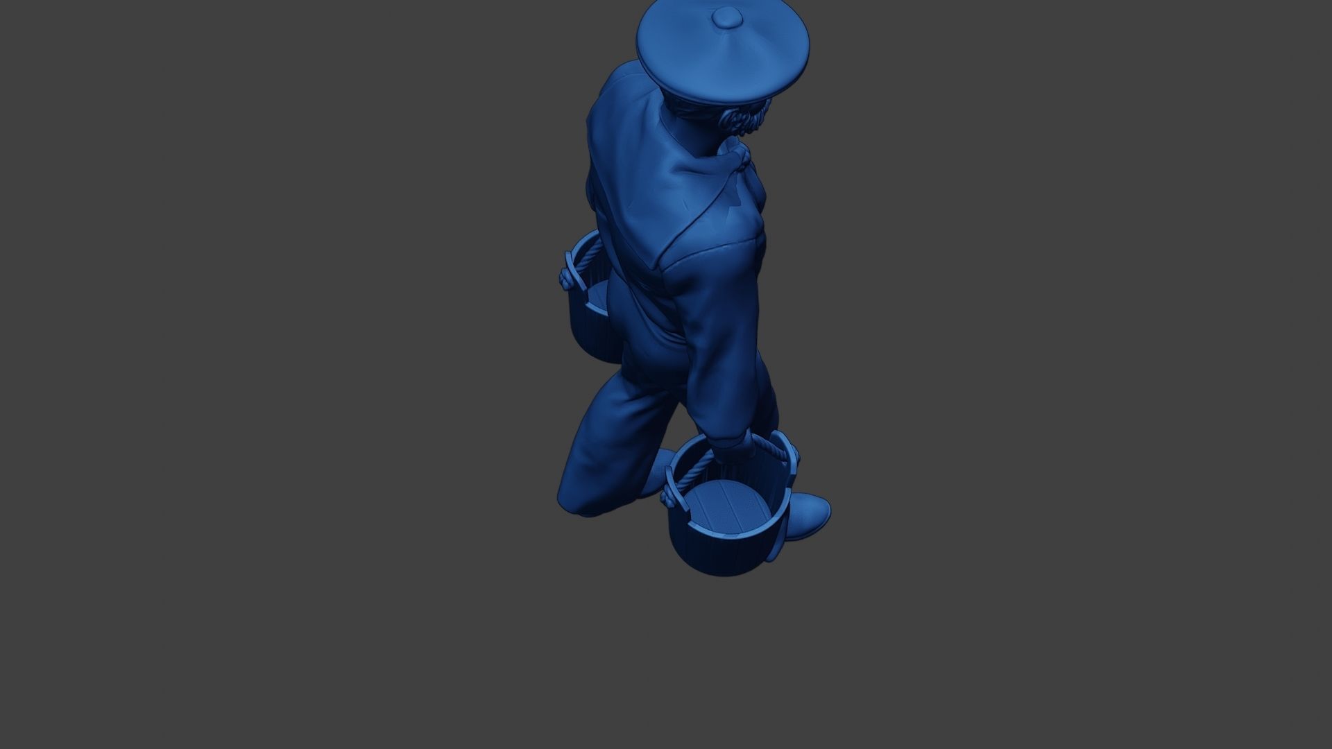 American Sailor Civil War Union WalkBucket ACWUS1 3D print model_23