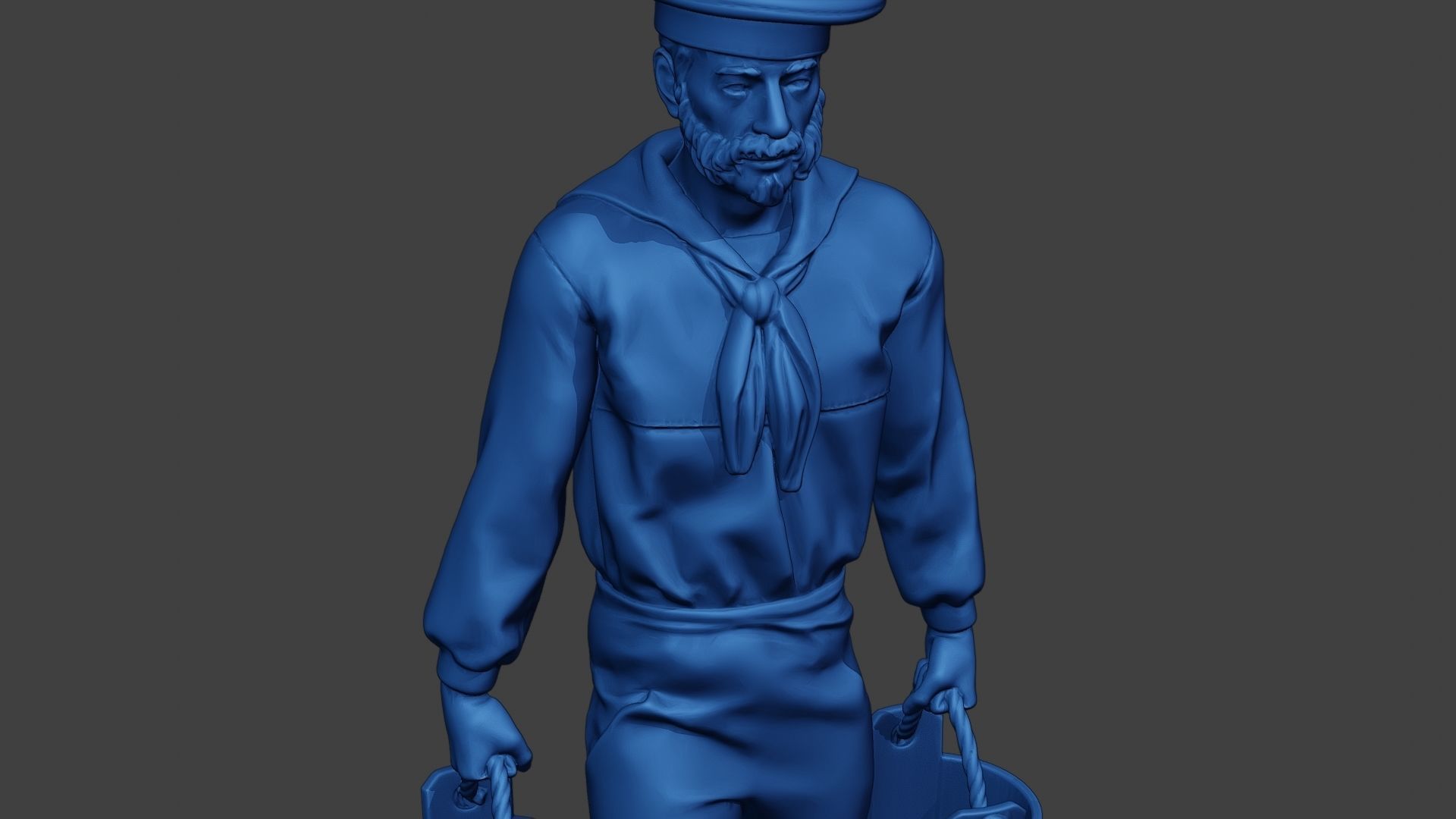 American Sailor Civil War Union WalkBucket ACWUS1 3D print model_19
