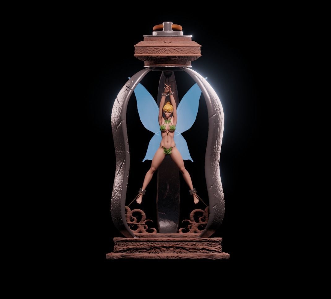 Tinkerbell Fanart - 75mm 3d printing file 3D print model_5