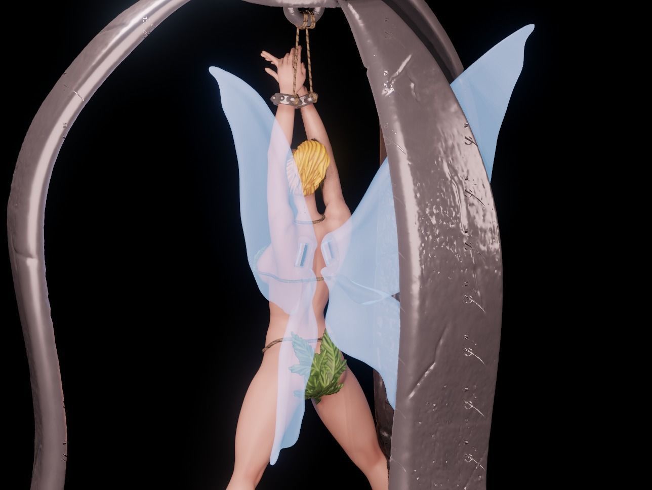 Tinkerbell Fanart - 75mm 3d printing file 3D print model_12