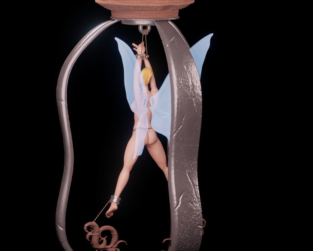 Tinkerbell Fanart - 75mm 3d printing file 3D print model_14