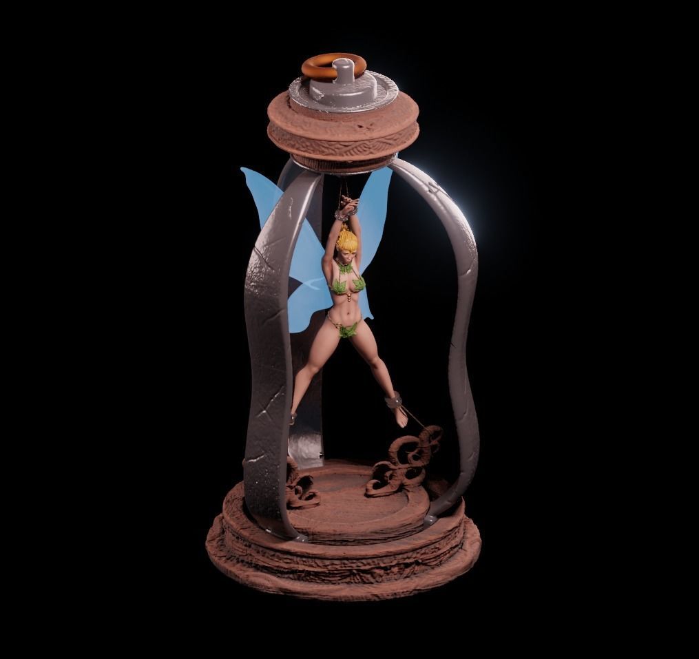 Tinkerbell Fanart - 75mm 3d printing file 3D print model_10