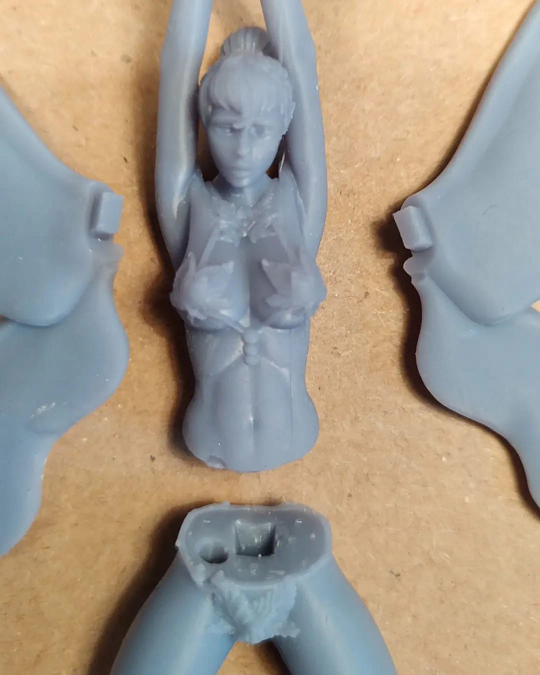 Tinkerbell Fanart - 75mm 3d printing file 3D print model_39