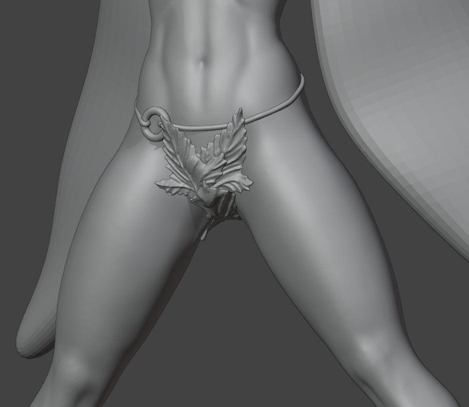 Tinkerbell Fanart - 75mm 3d printing file 3D print model_32