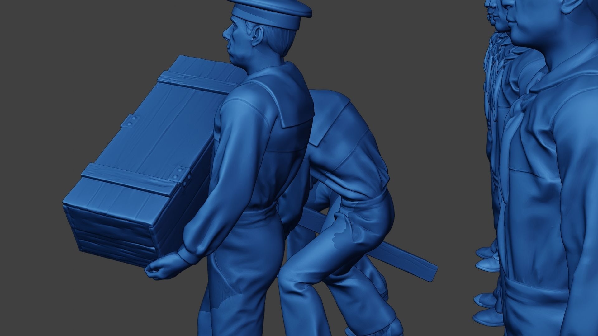 American Sailors Civil War Union Pack1 ACWUS1 3D Model Collection_22