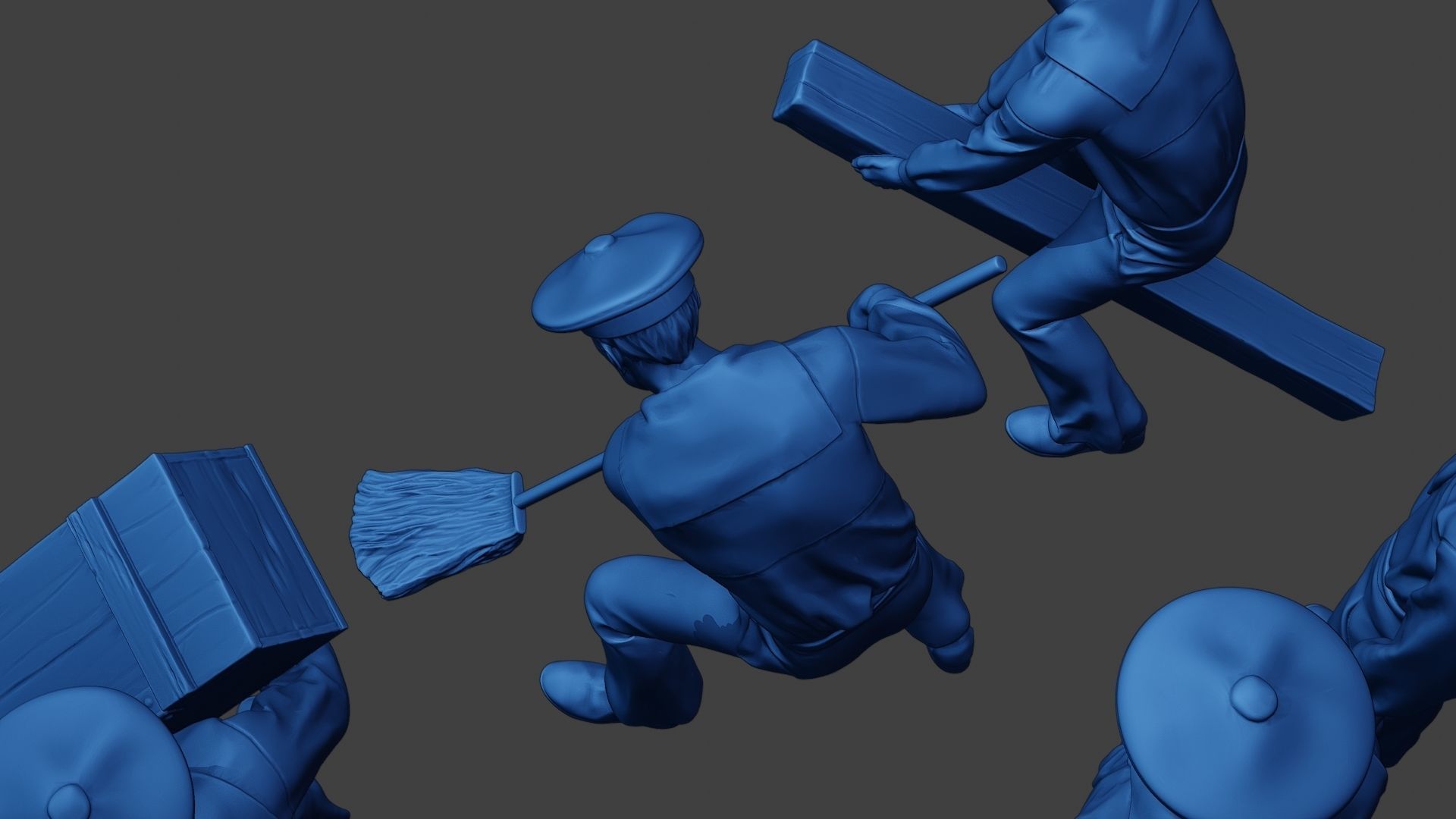 American Sailors Civil War Union Pack1 ACWUS1 3D Model Collection_12