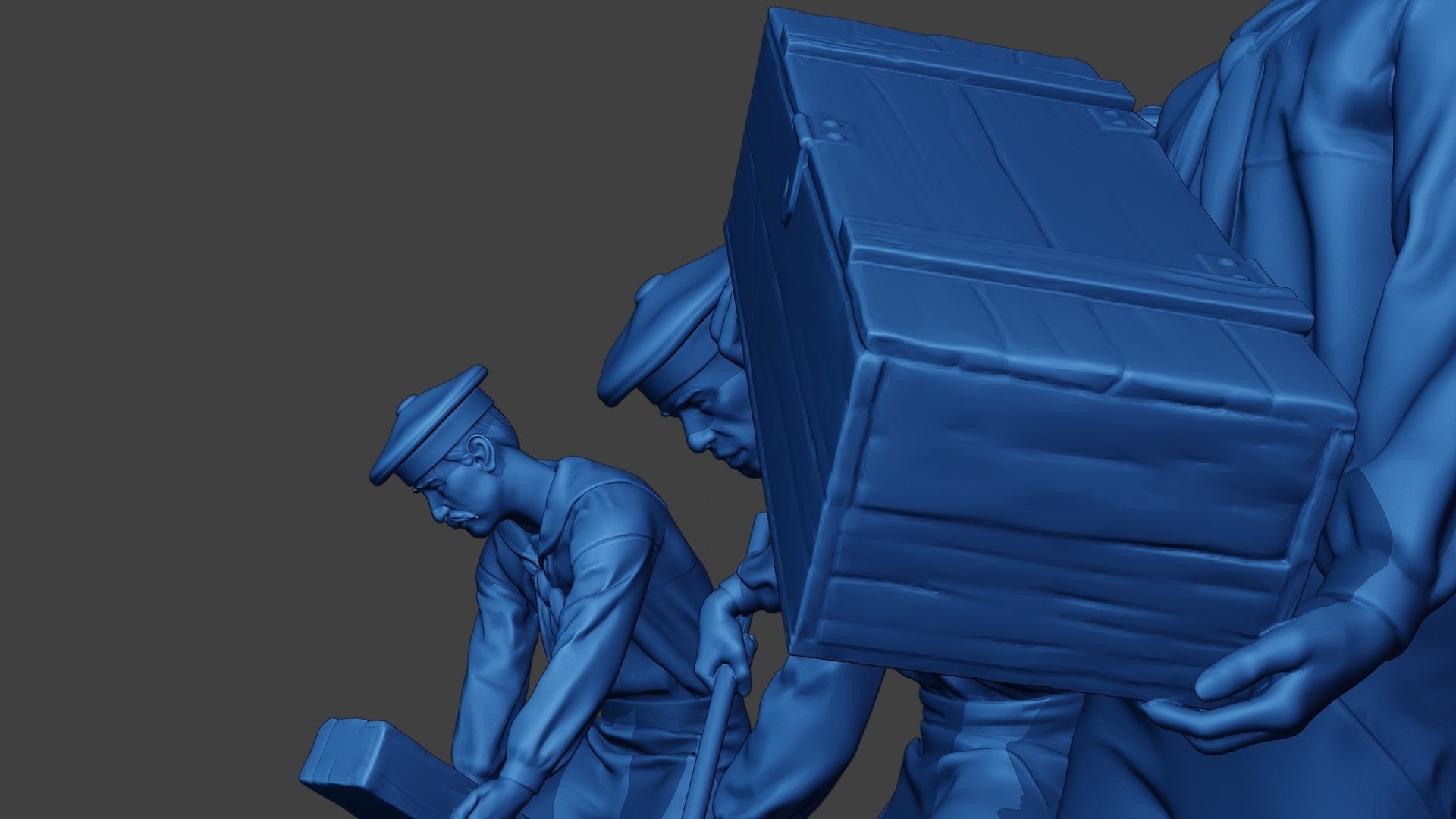 American Sailors Civil War Union Pack1 ACWUS1 3D Model Collection_28