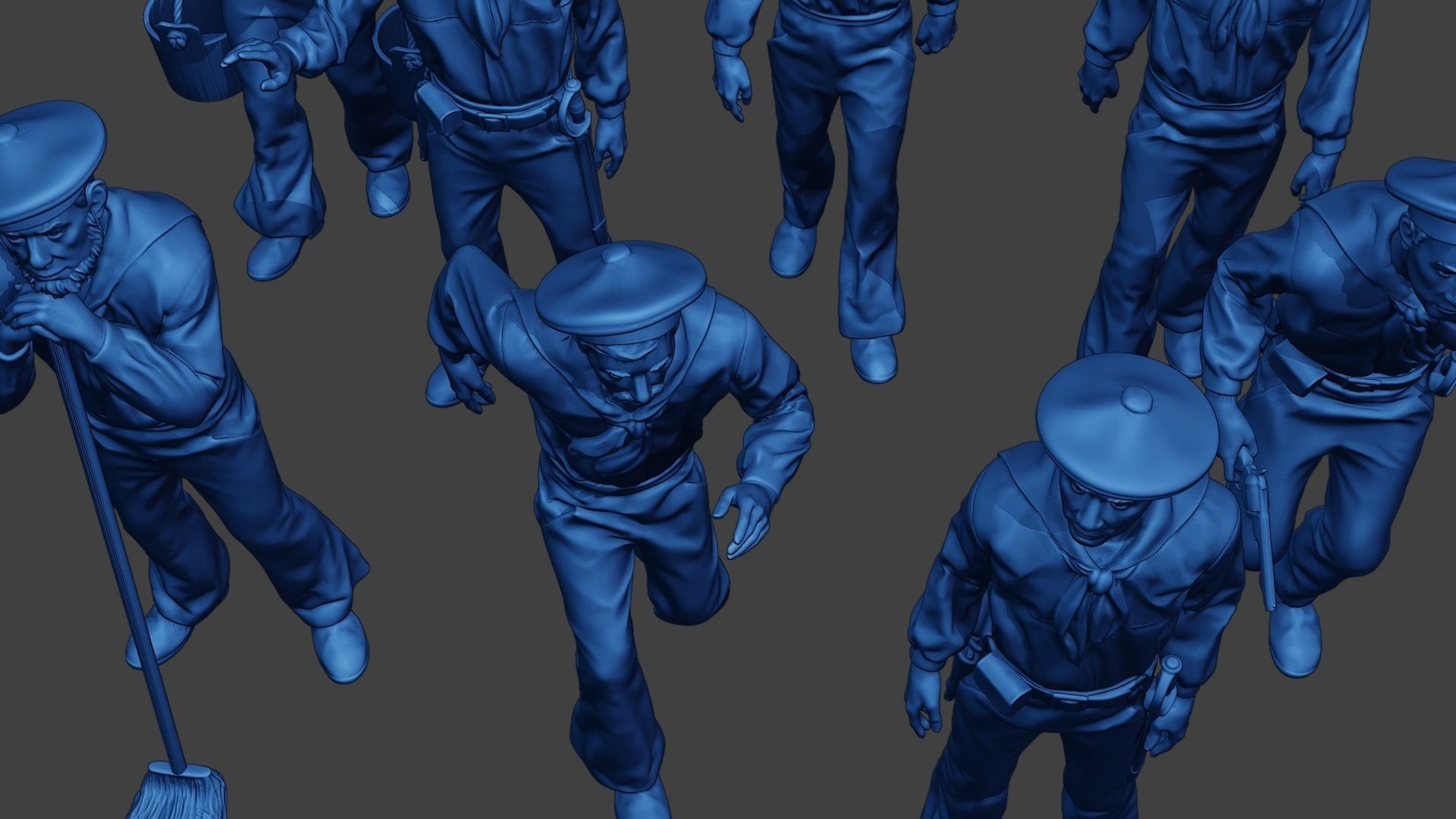 American Sailors Civil War Union Pack2 ACWUS1 3D Model Collection_27