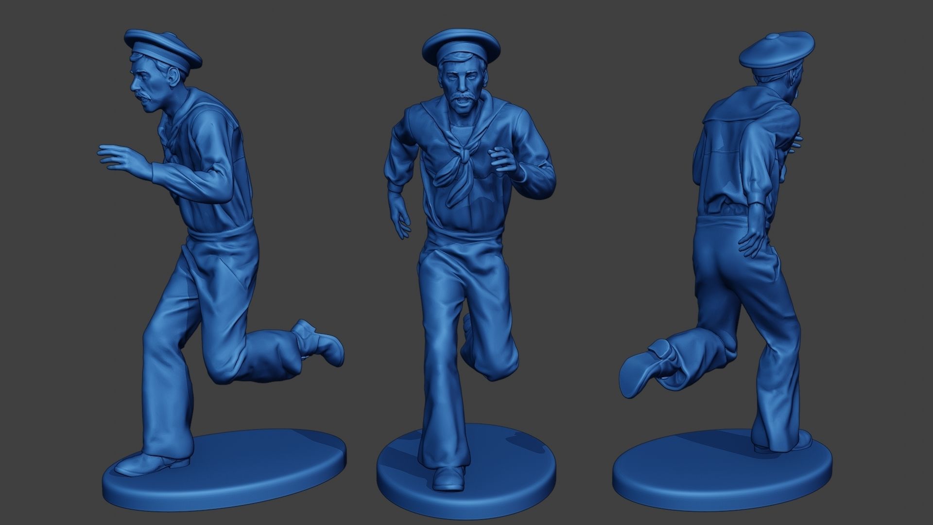 American Sailors Civil War Union Pack2 ACWUS1 3D Model Collection_1