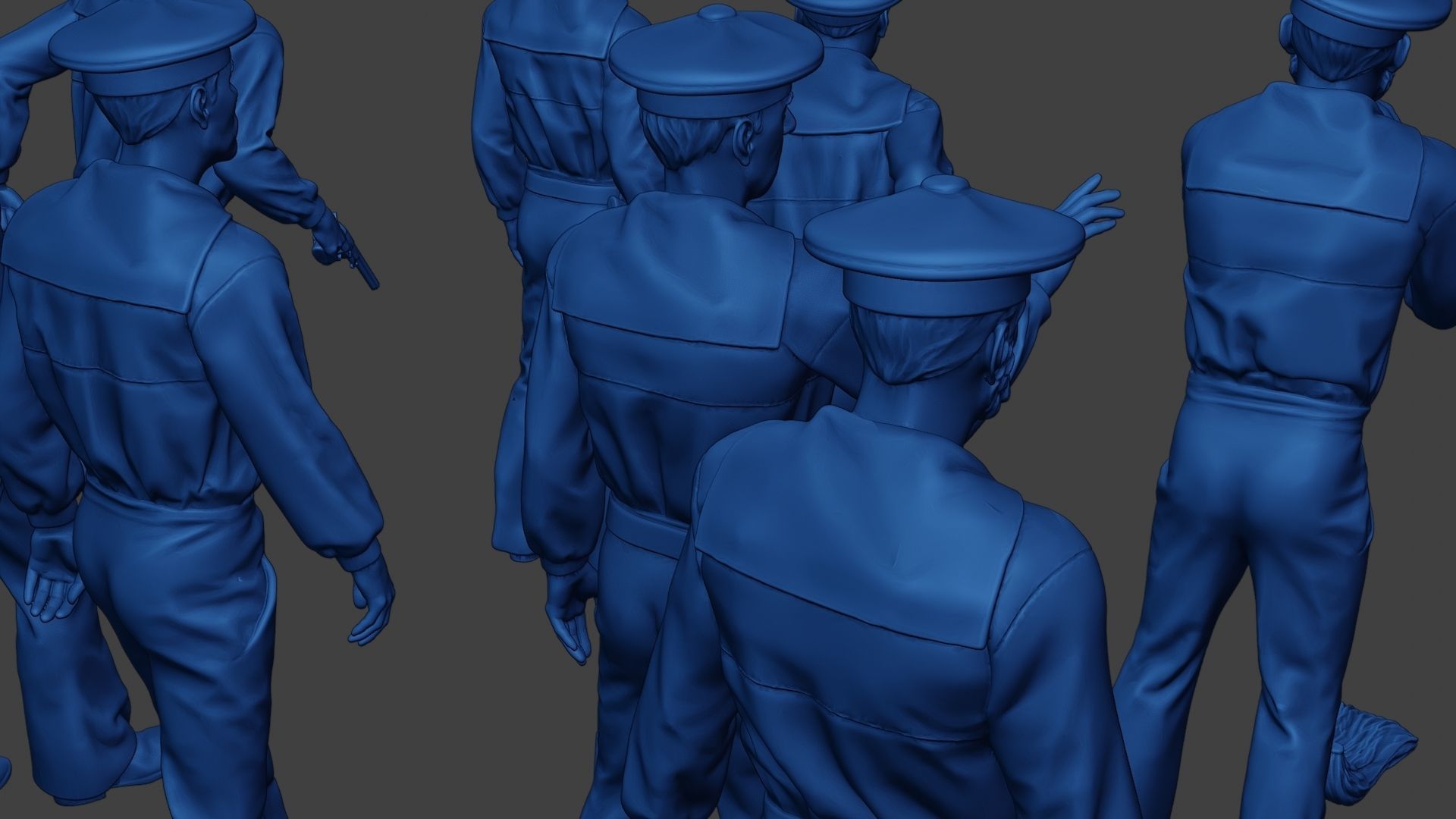 American Sailors Civil War Union Pack2 ACWUS1 3D Model Collection_14