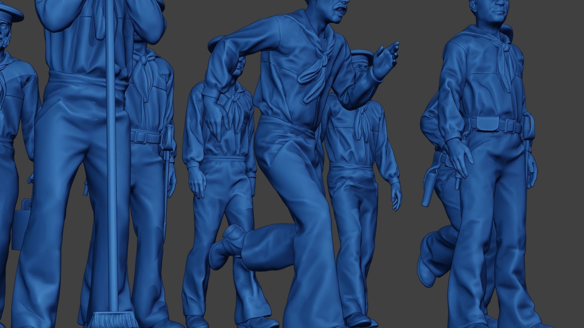 American Sailors Civil War Union Pack2 ACWUS1 3D Model Collection_21