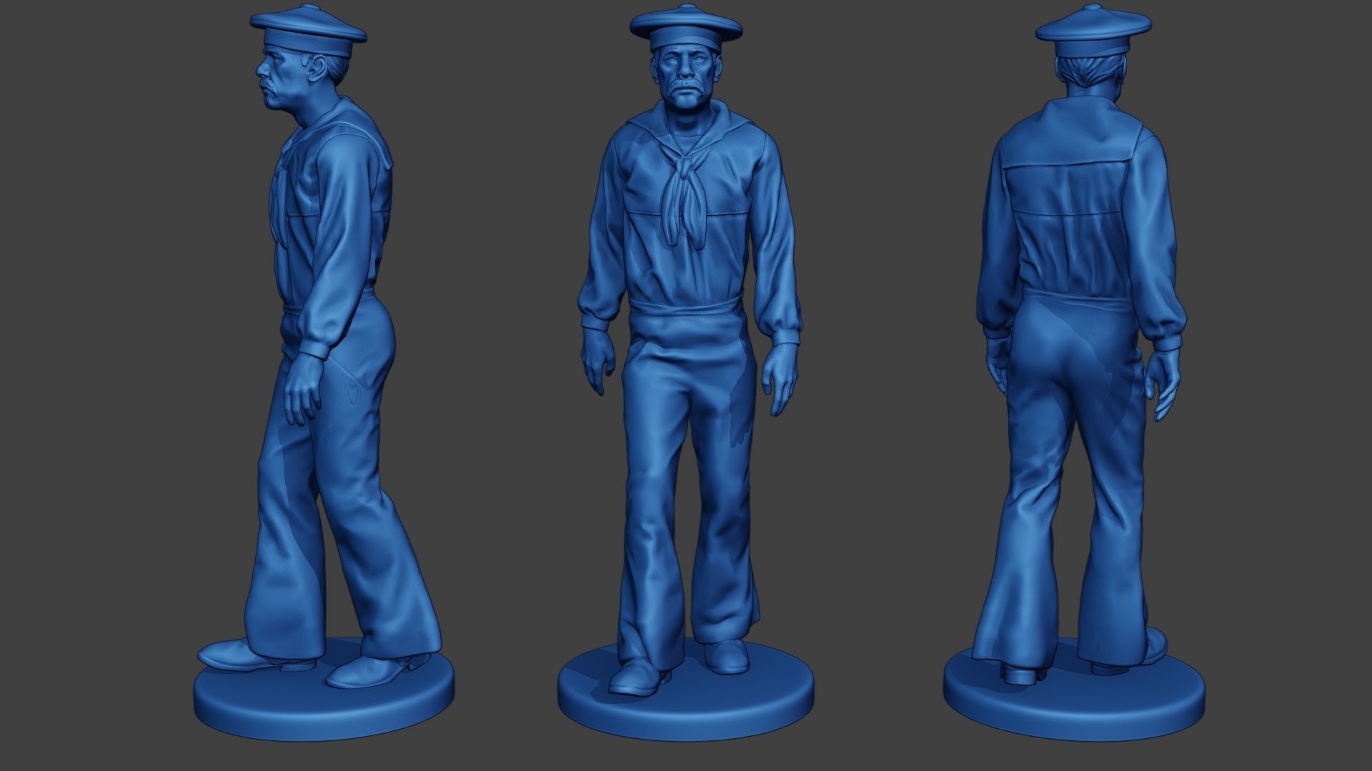 American Sailors Civil War Union Pack2 ACWUS1 3D Model Collection_3