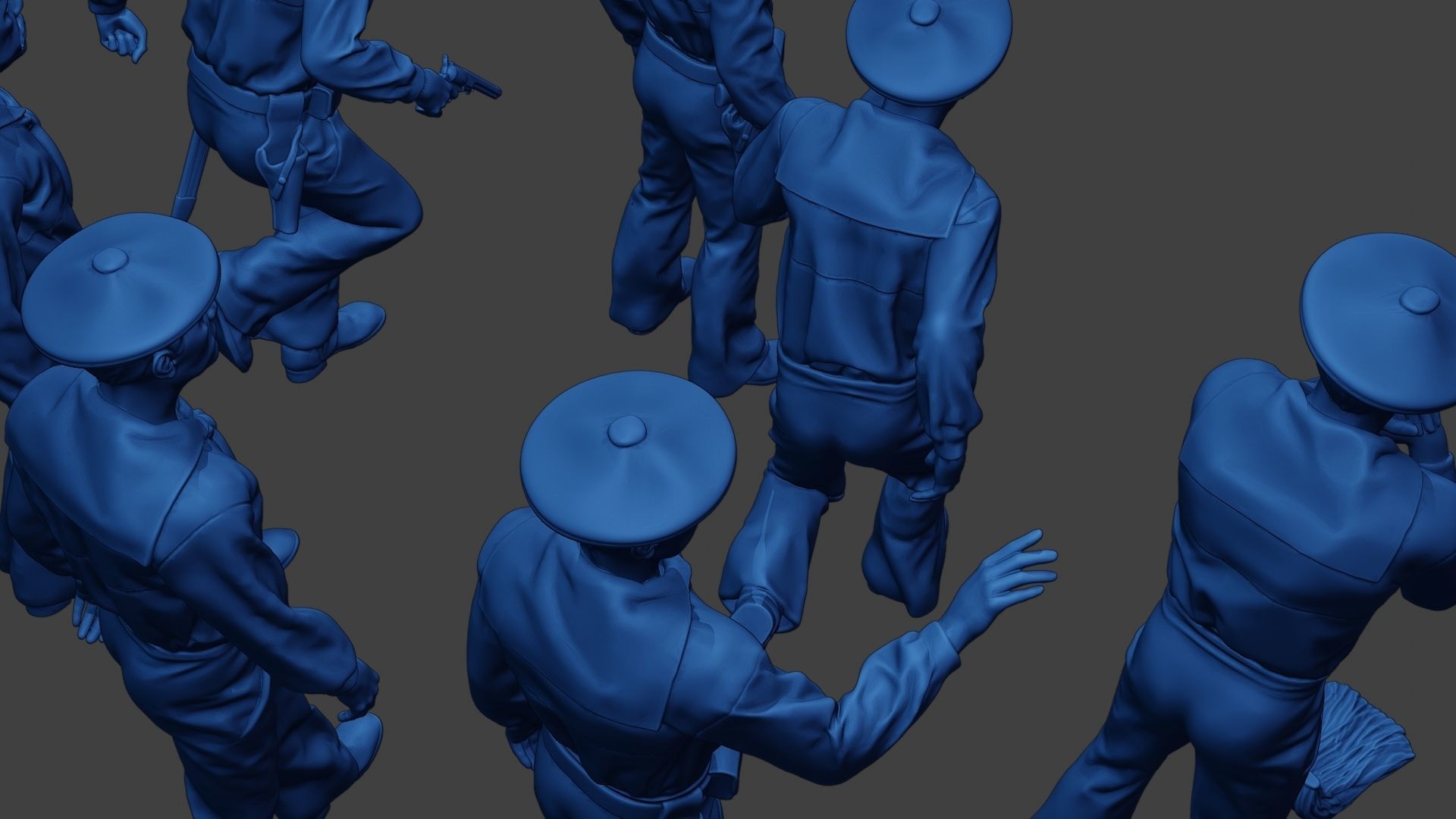 American Sailors Civil War Union Pack2 ACWUS1 3D Model Collection_12