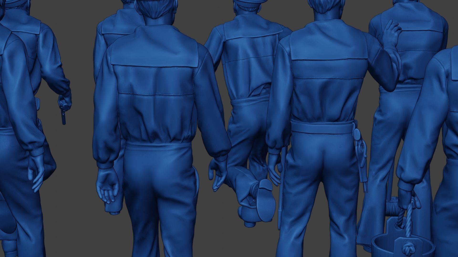 American Sailors Civil War Union Pack2 ACWUS1 3D Model Collection_19