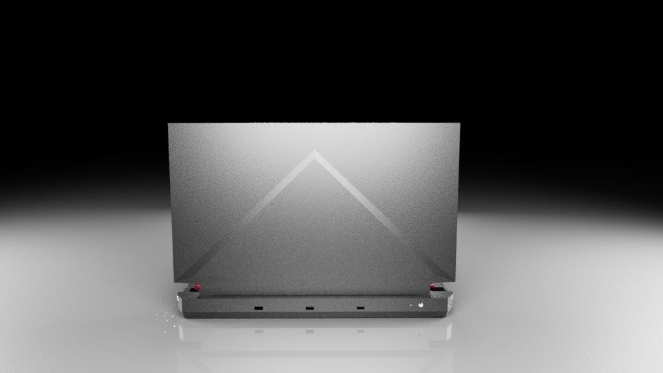 gaming laptop G series DEll G15 Low-poly 3D model_5