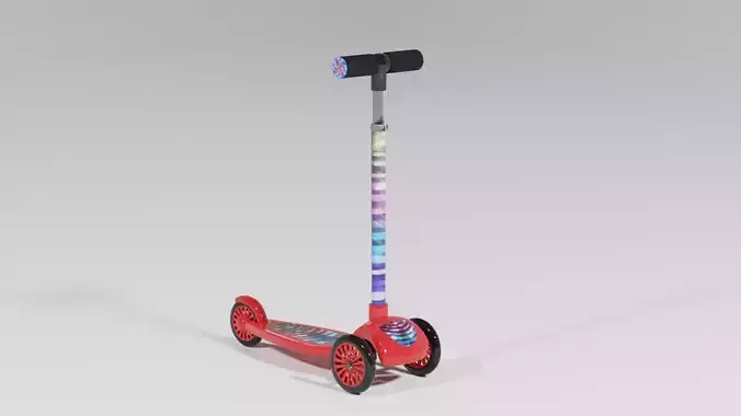 Colorful plastic kids scooter toy three wheeled S