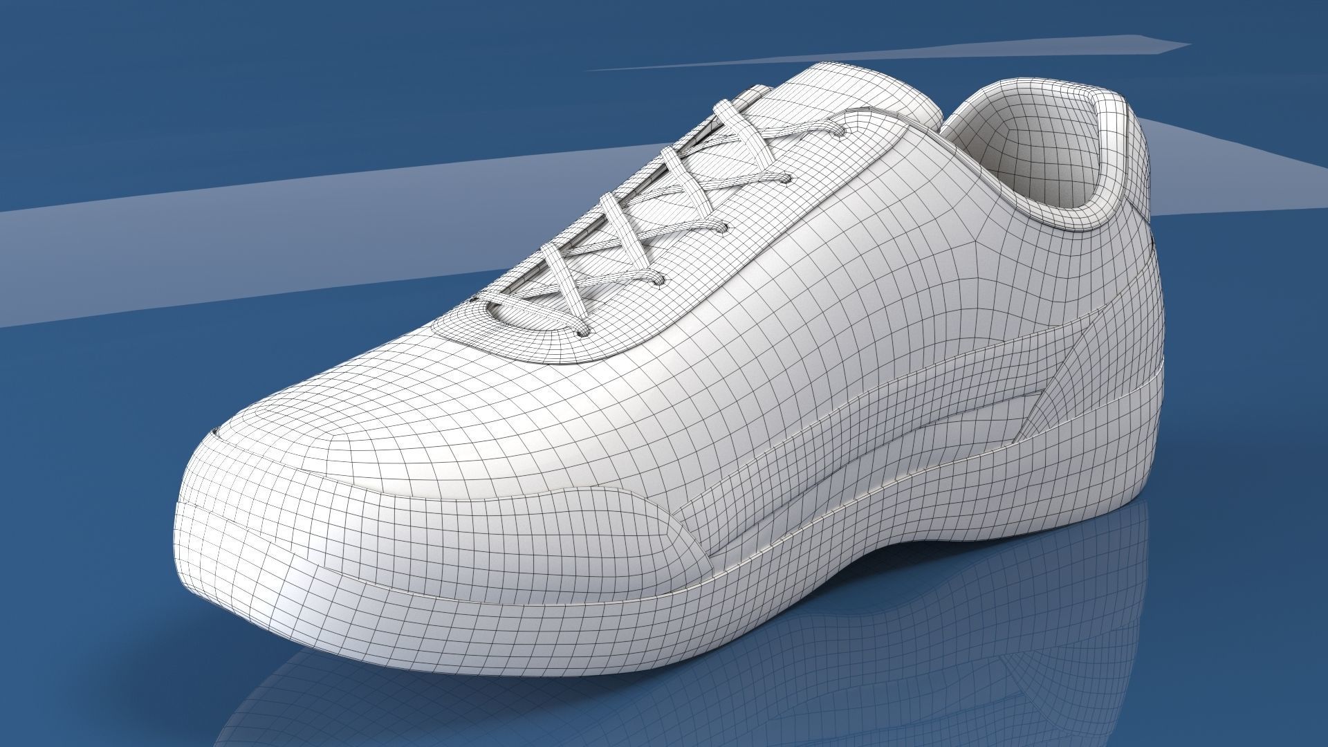 Boot 3D Model orange shoe Free 3D model_4