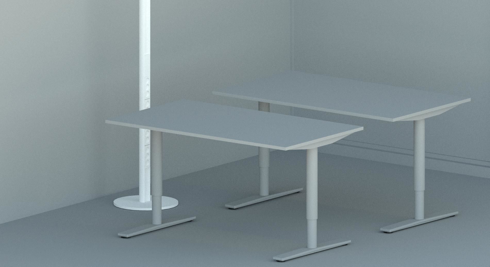 Revit - Office table 3D model_8