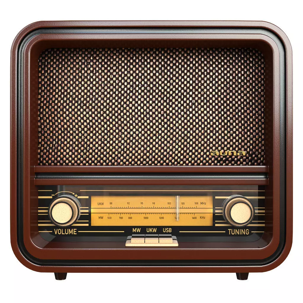 Vintage Radio 3D model