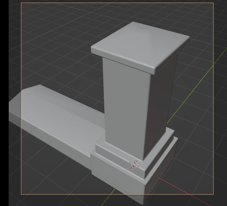 Tombstone version V2 Low-poly 3D model_5
