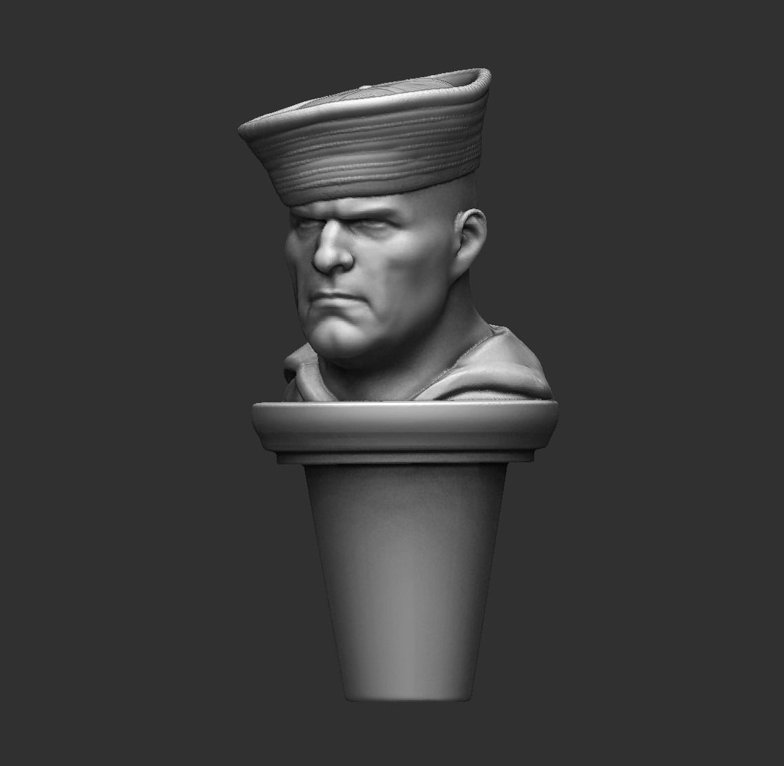 Military Bottle Toppers 3D print model_5