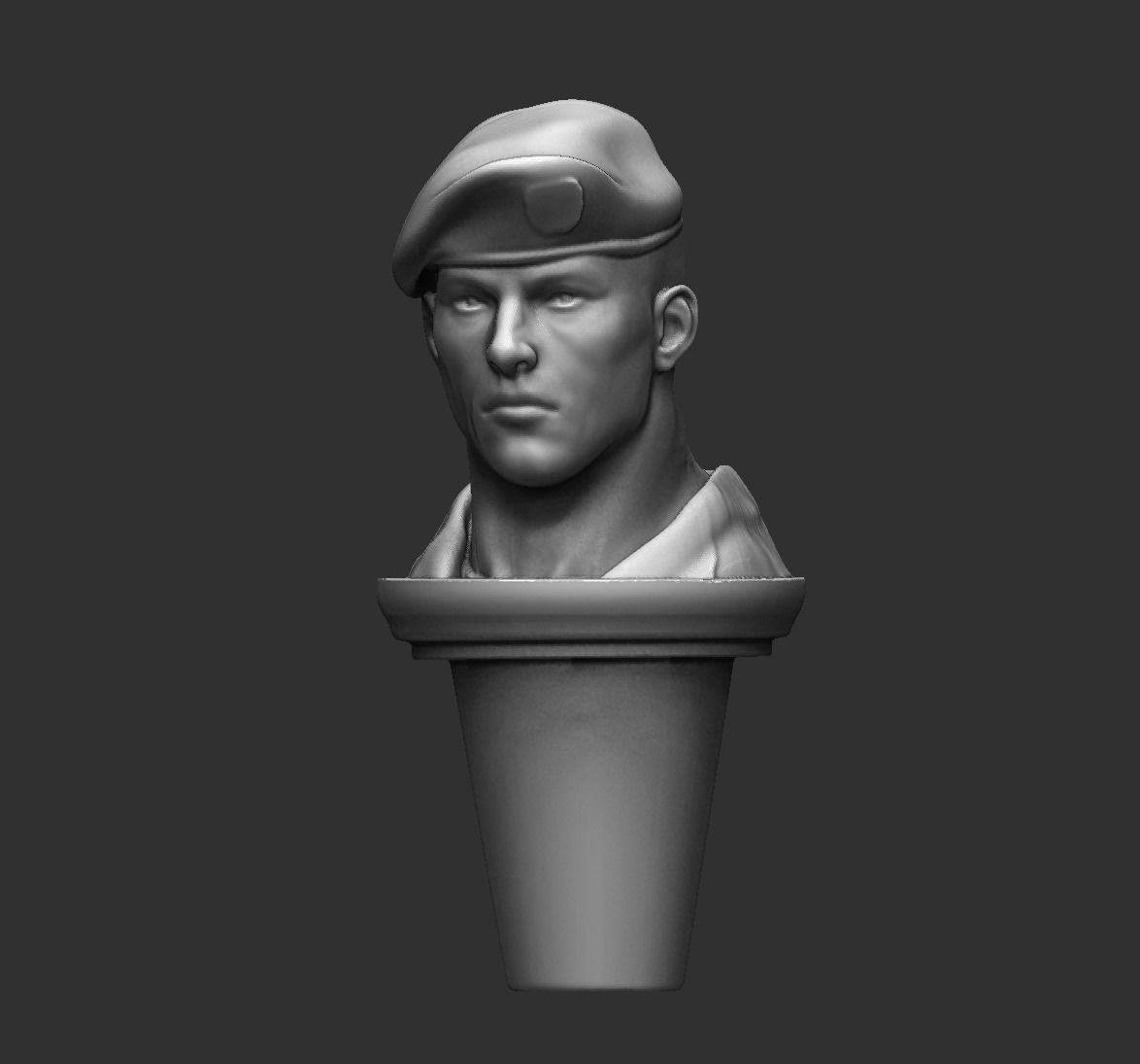 Military Bottle Toppers 3D print model_4